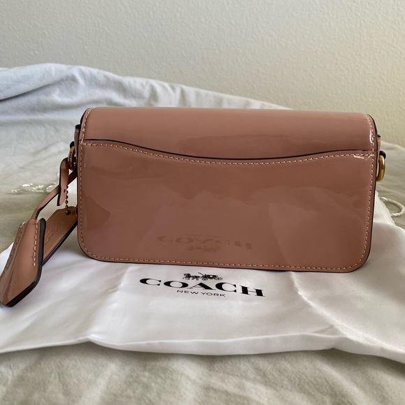Coach Patent Leather Studio Baguette - Picture 3 of 5